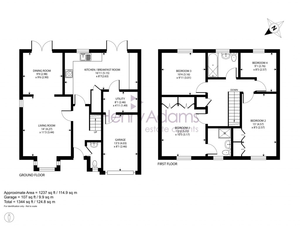 Floorplans For Coxswain Way, Selsey, PO20