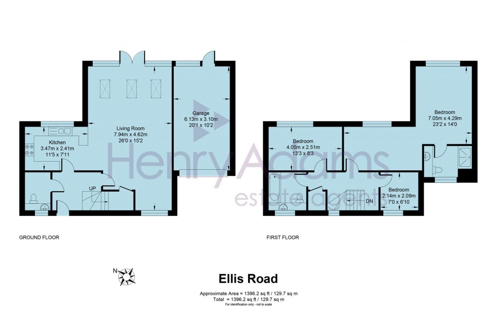 Floorplans For Ellis Road, Broadbridge Heath, RH12