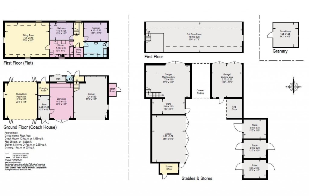 Floorplans For St Leonards, Beaulieu, Brockenhurst, SO42
