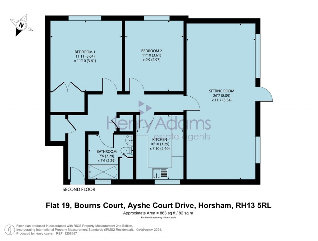 Floorplans For Ayshe Court Drive, Bourns Court Ayshe Court Drive, RH13