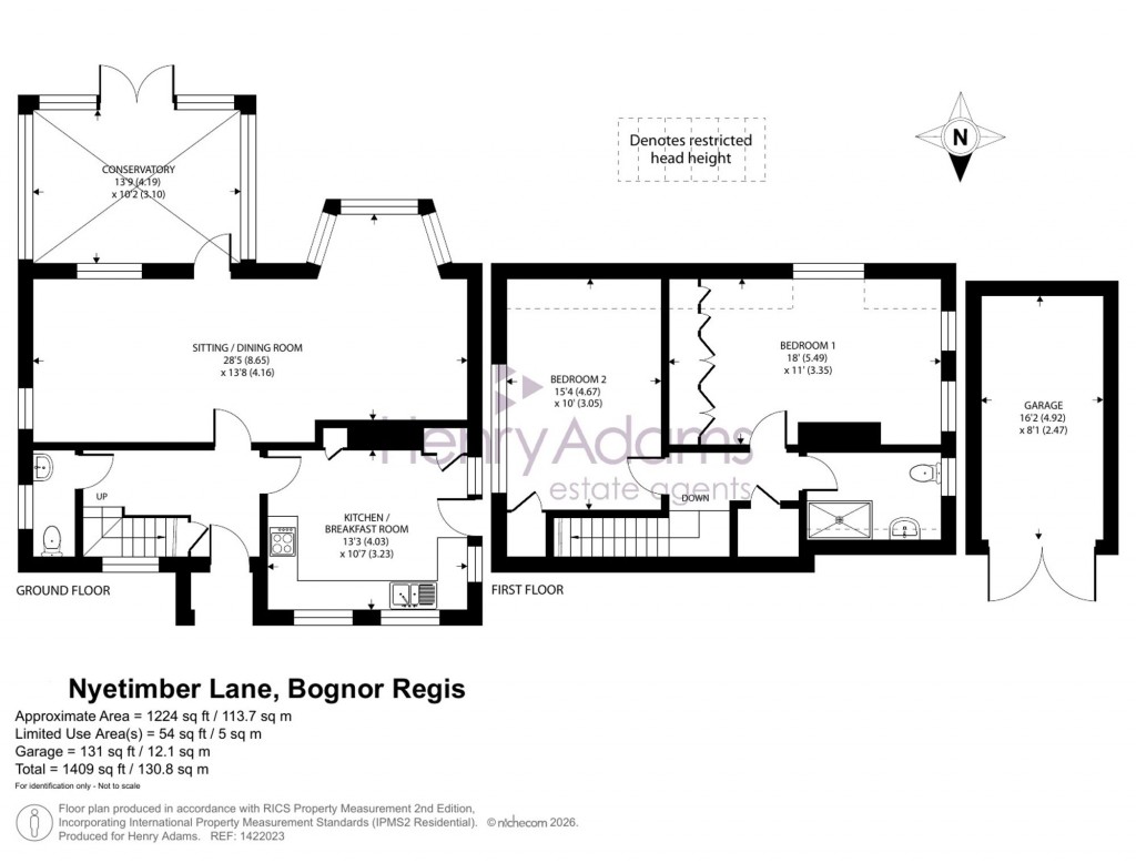 Floorplans For Nyetimber Lane, Rose Green, PO21