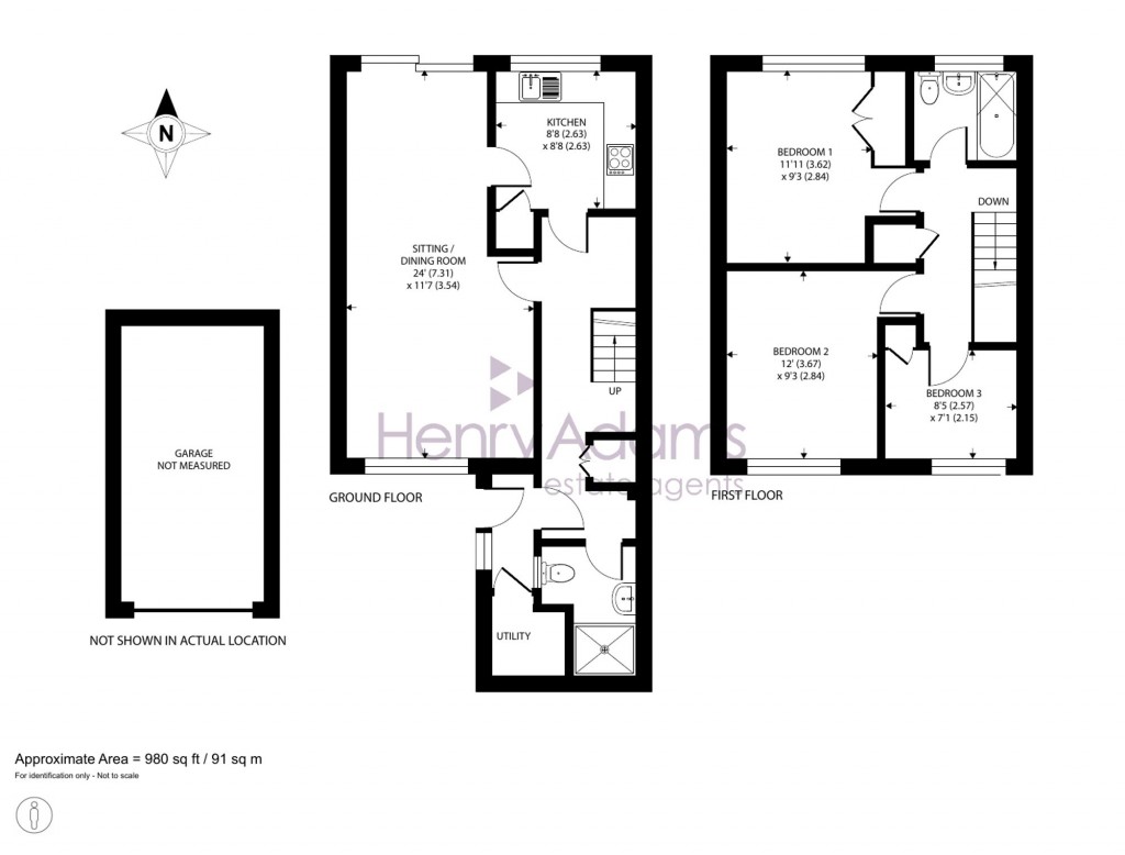 Floorplans For Somerstown, Chichester, PO19