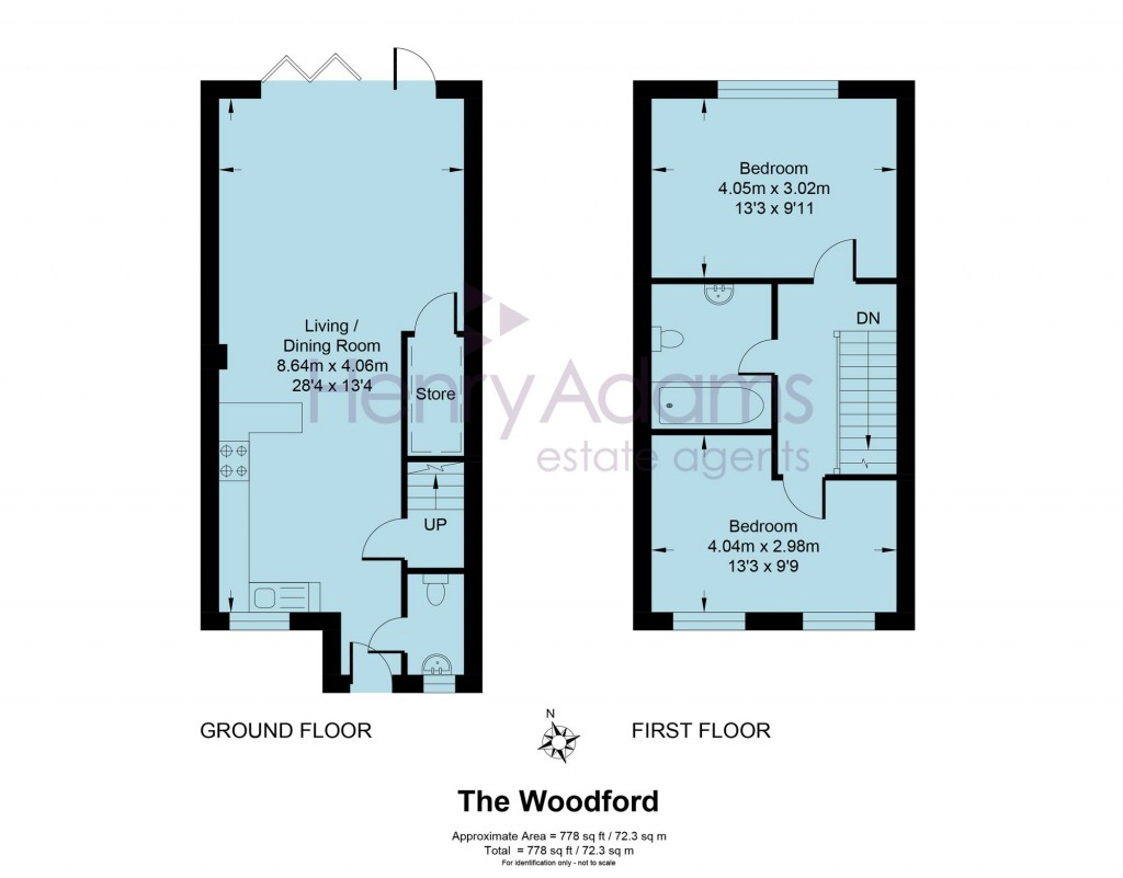 Floorplans For The Woodford, Warnham, RH12
