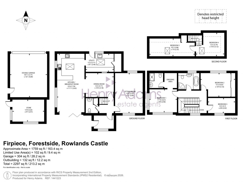 Floorplans For Forestside, Rowland's Castle, PO9