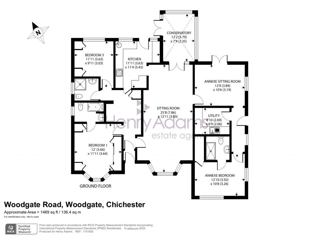Floorplans For Woodgate Road, Woodgate, PO20