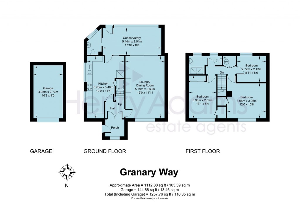Floorplans For Granary Way, Horsham, RH12