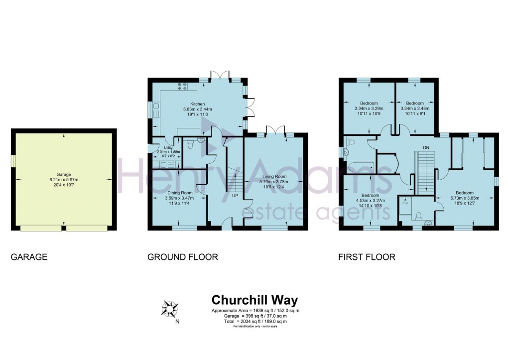 Floorplans For Churchill Way, Broadbridge Heath, RH12