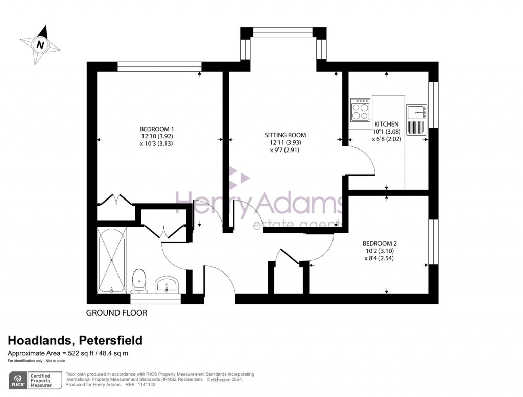 Floorplans For Hoadlands, Petersfield, GU31