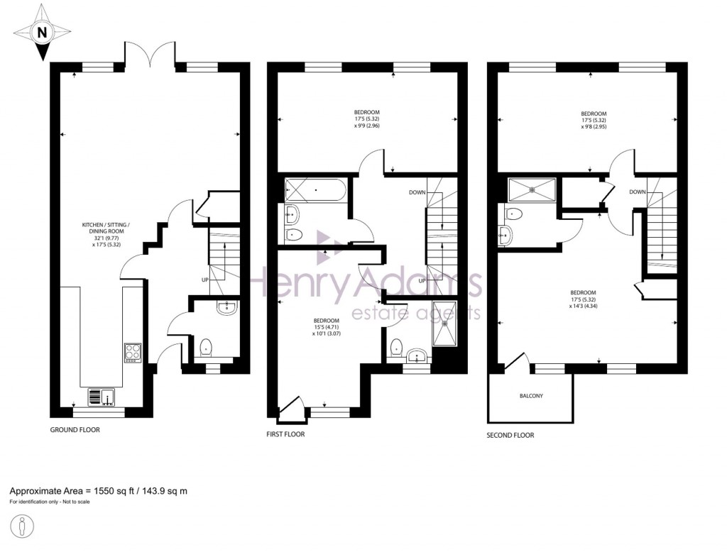 Floorplans For Longley Road, Chichester, PO19
