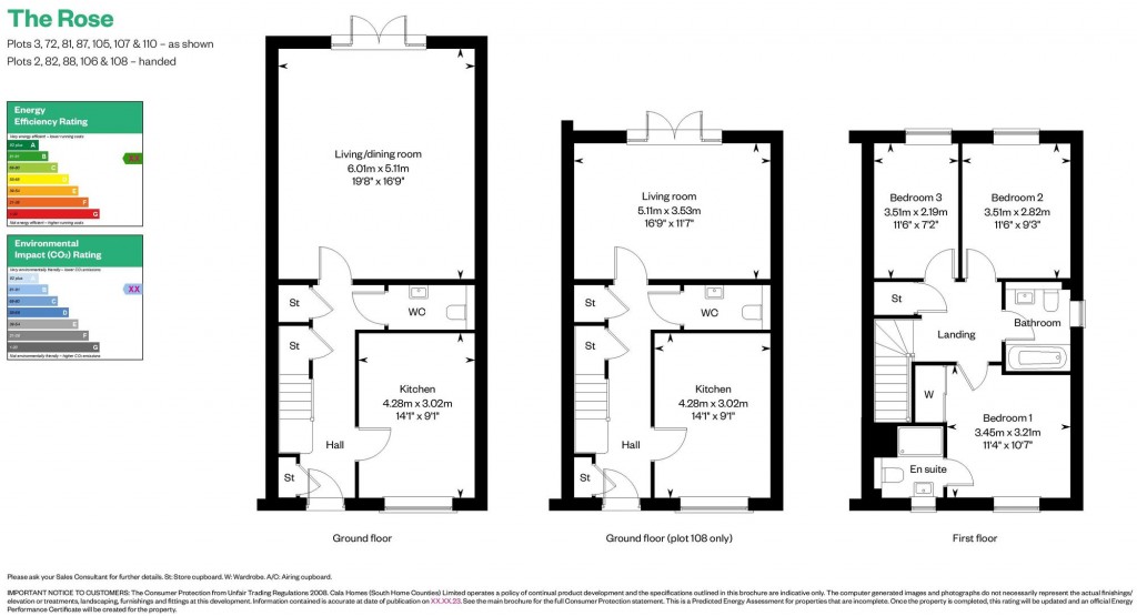 Floorplans For Tawny Owl Way, Hambrook, PO18