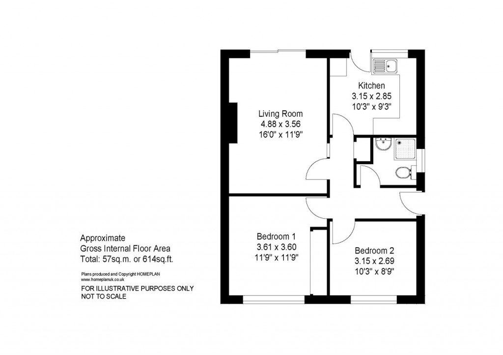 Floorplans For William Road, Lymington, SO41