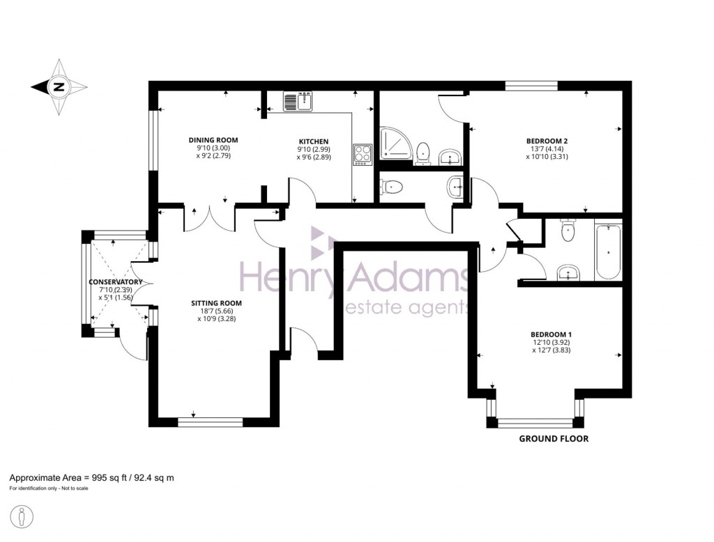 Floorplans For Lavant Road, Bernardsgate, PO19