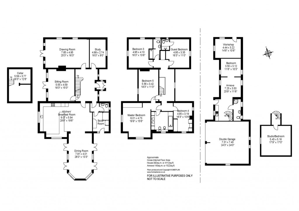 Floorplans For Boldre Lane, Boldre, Lymington, SO41