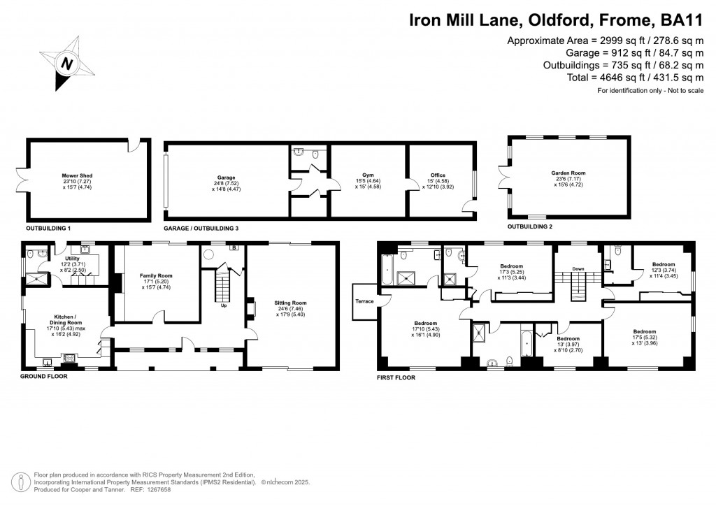 Floorplans For Iron Mill Lane, Frome