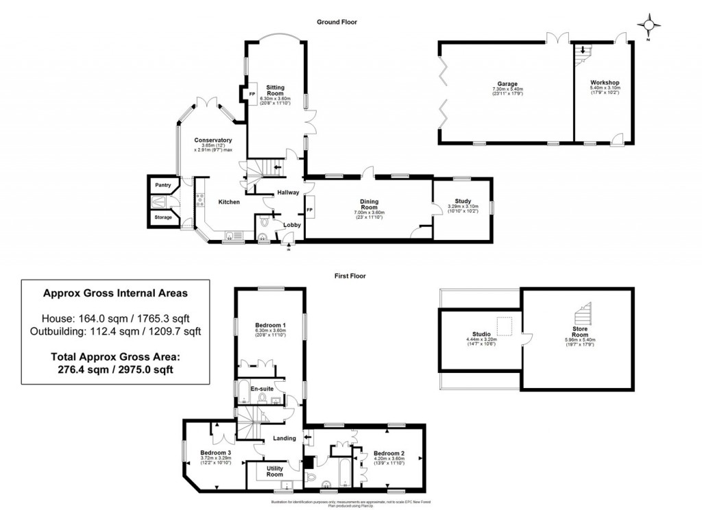 Floorplans For Main Road, East Boldre, Brockenhurst, SO42