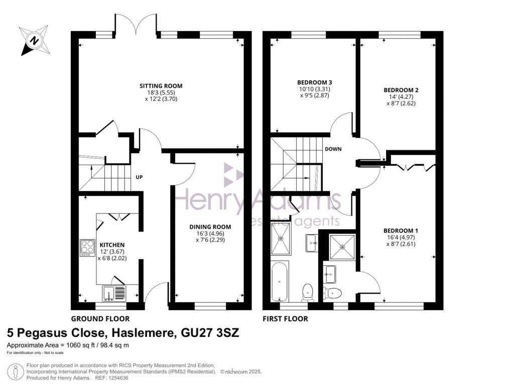 Floorplans For Pegasus Close, Haslemere, GU27