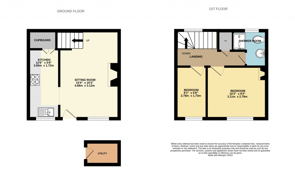 Floorplans For St Thomas Street, Wells, Somerset
