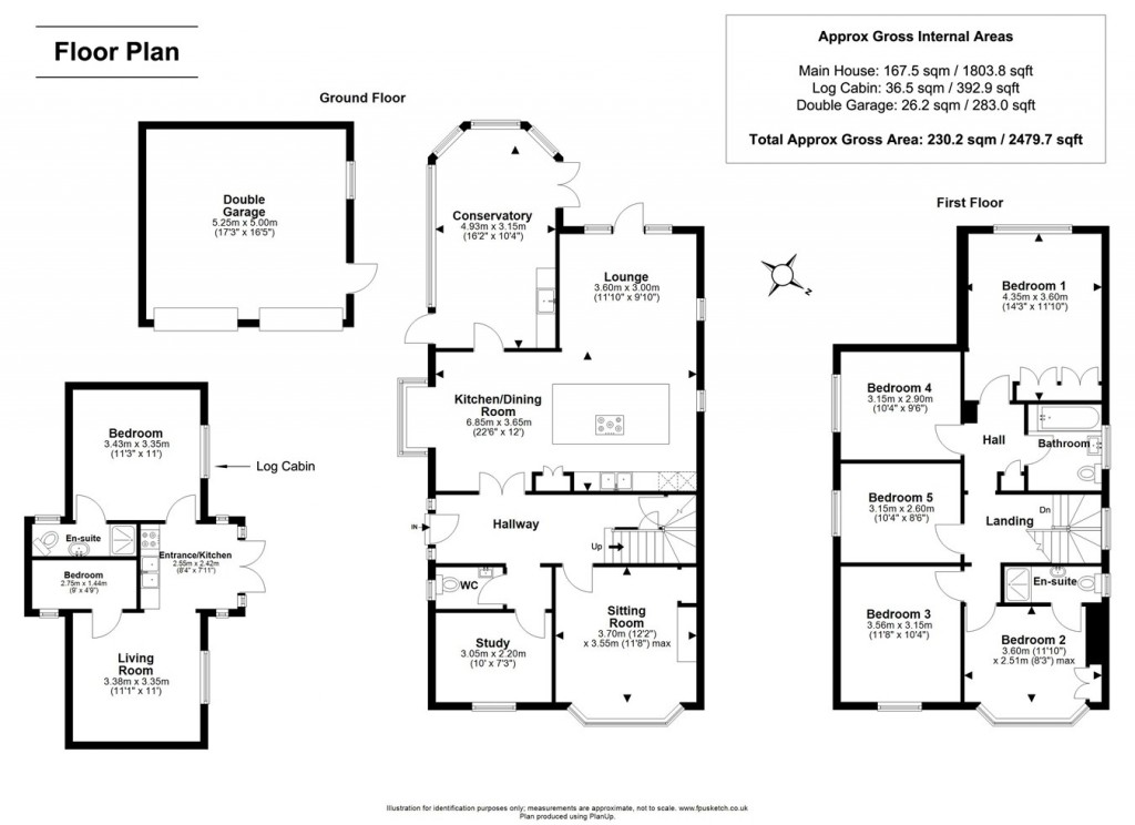 Floorplans For Vicarage Lane, Hordle, Lymington, SO41