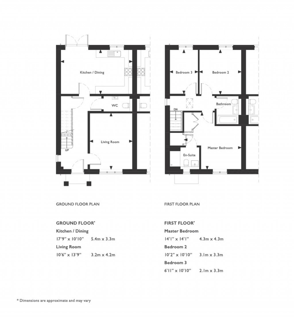 Floorplans For Kingsmead Avenue, Chichester, PO19