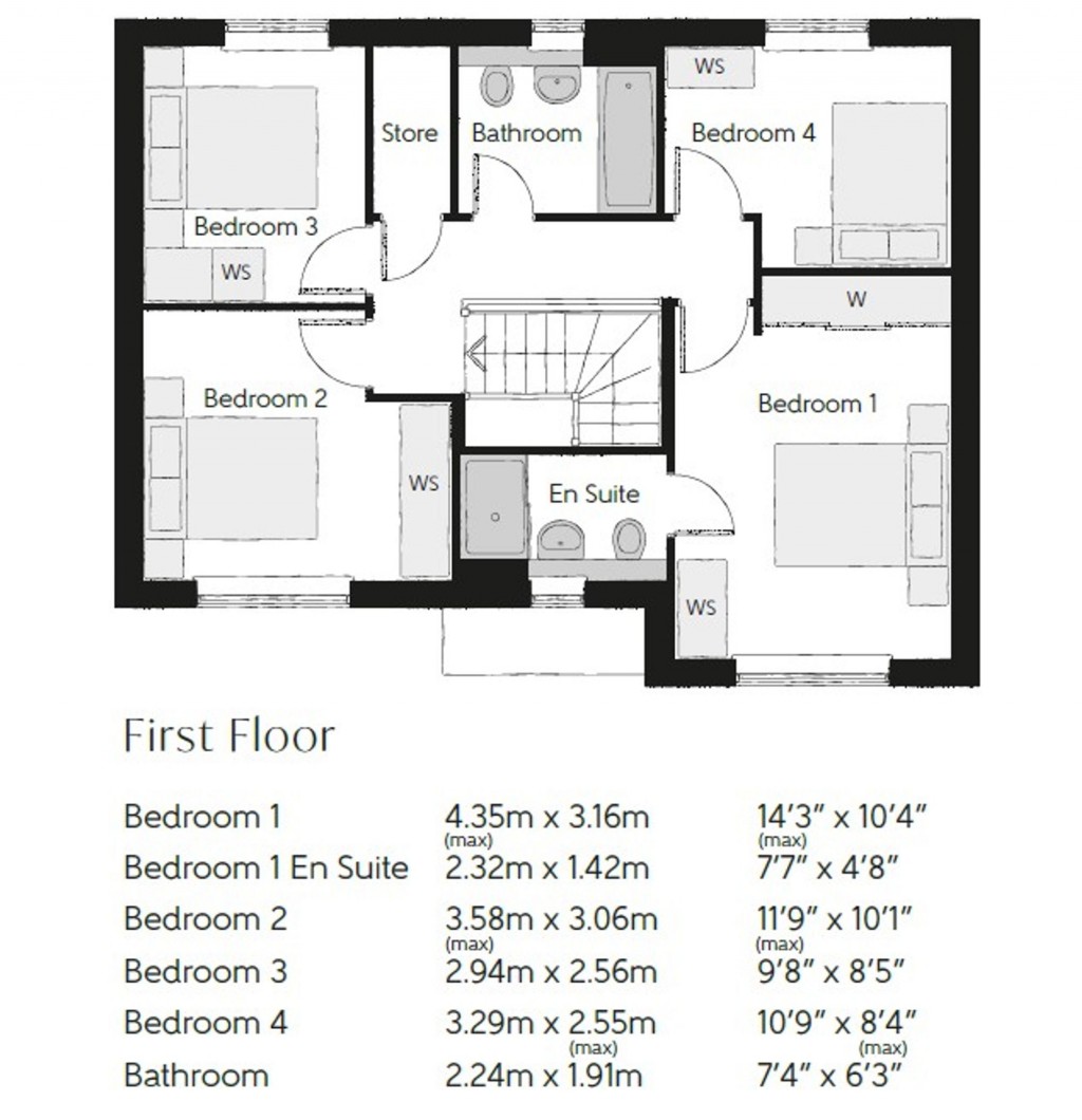 Floorplans For Shopwhyke Road, Chichester, PO20