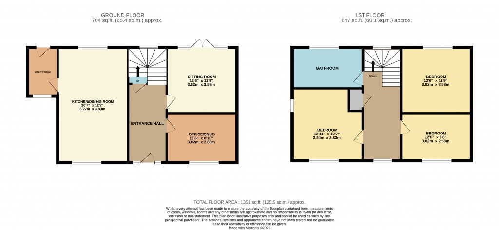 Floorplans For Annexe and Paddock, Withy Road, East Huntspill, Highbridge, Somerset