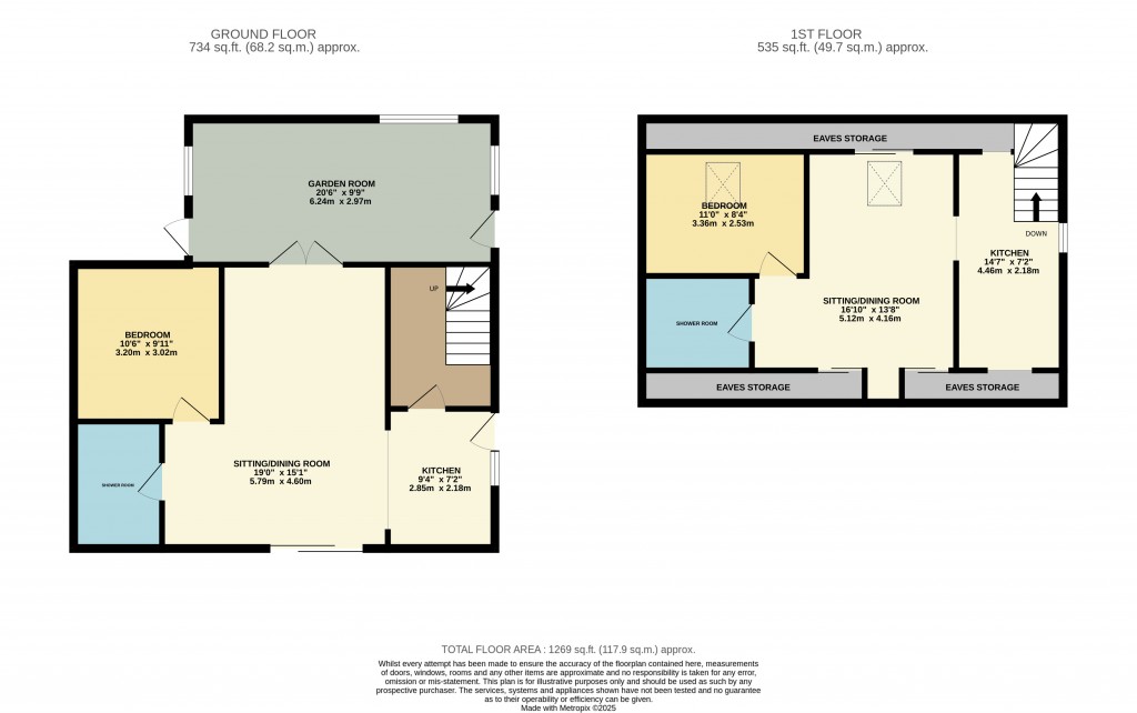 Floorplans For Annexe and Paddock, Withy Road, East Huntspill, Highbridge, Somerset