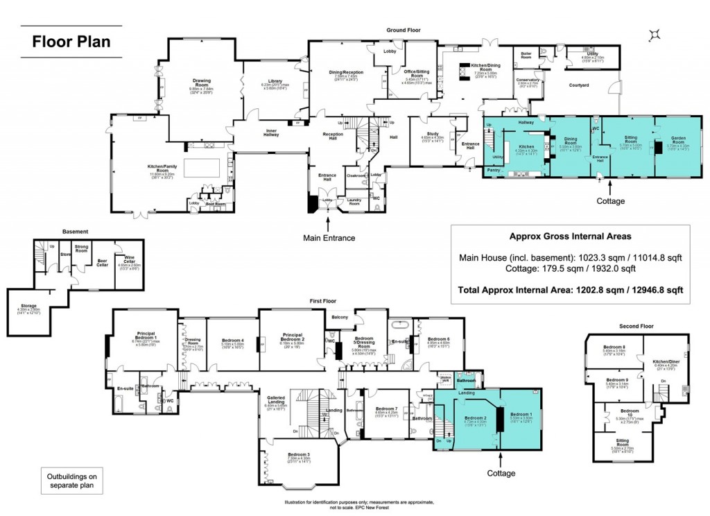 Floorplans For Boldre, Lymington, SO41