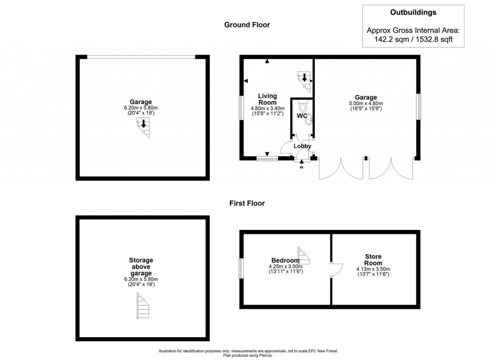 Floorplans For Boldre, Lymington, SO41