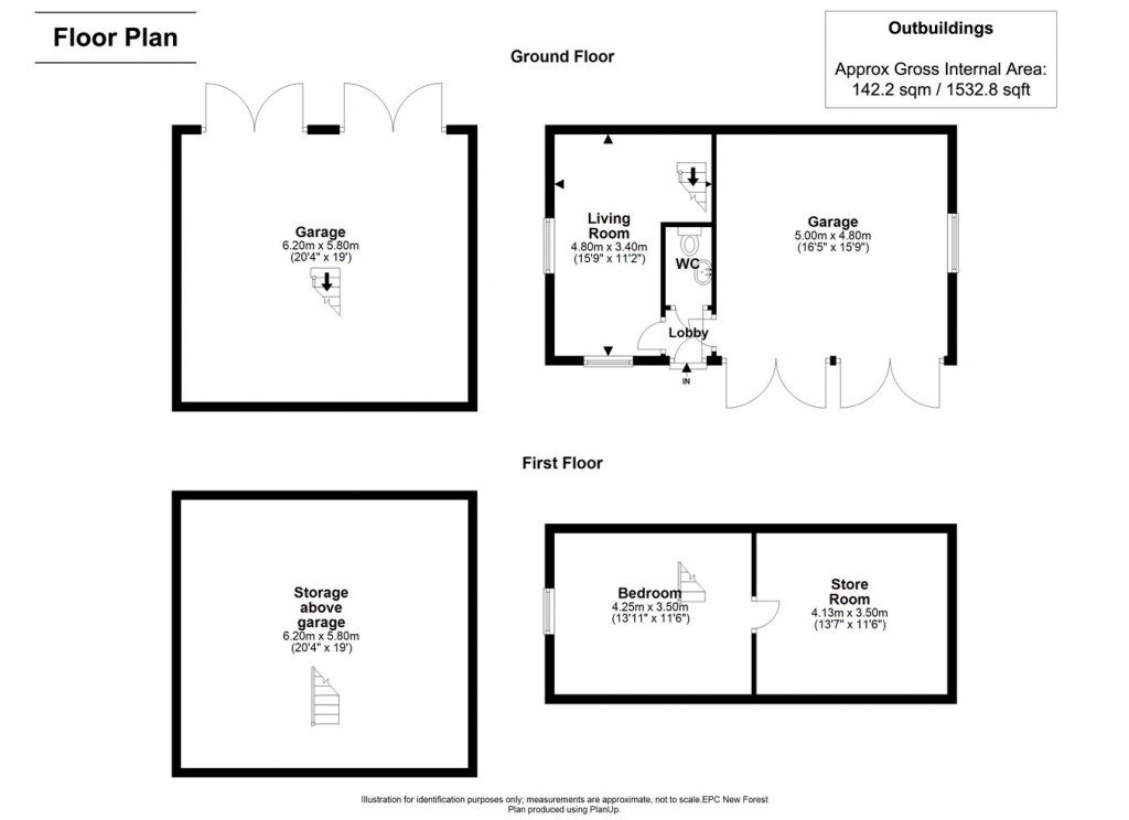 Floorplans For Boldre, Lymington, SO41