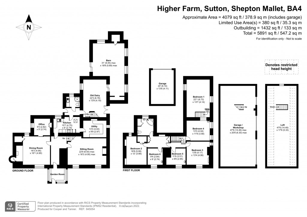 Floorplans For Sutton, Castle Cary, Somerset