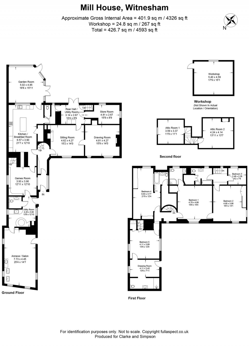 Floorplans For Witnesham, Nr Ipswich, Suffolk