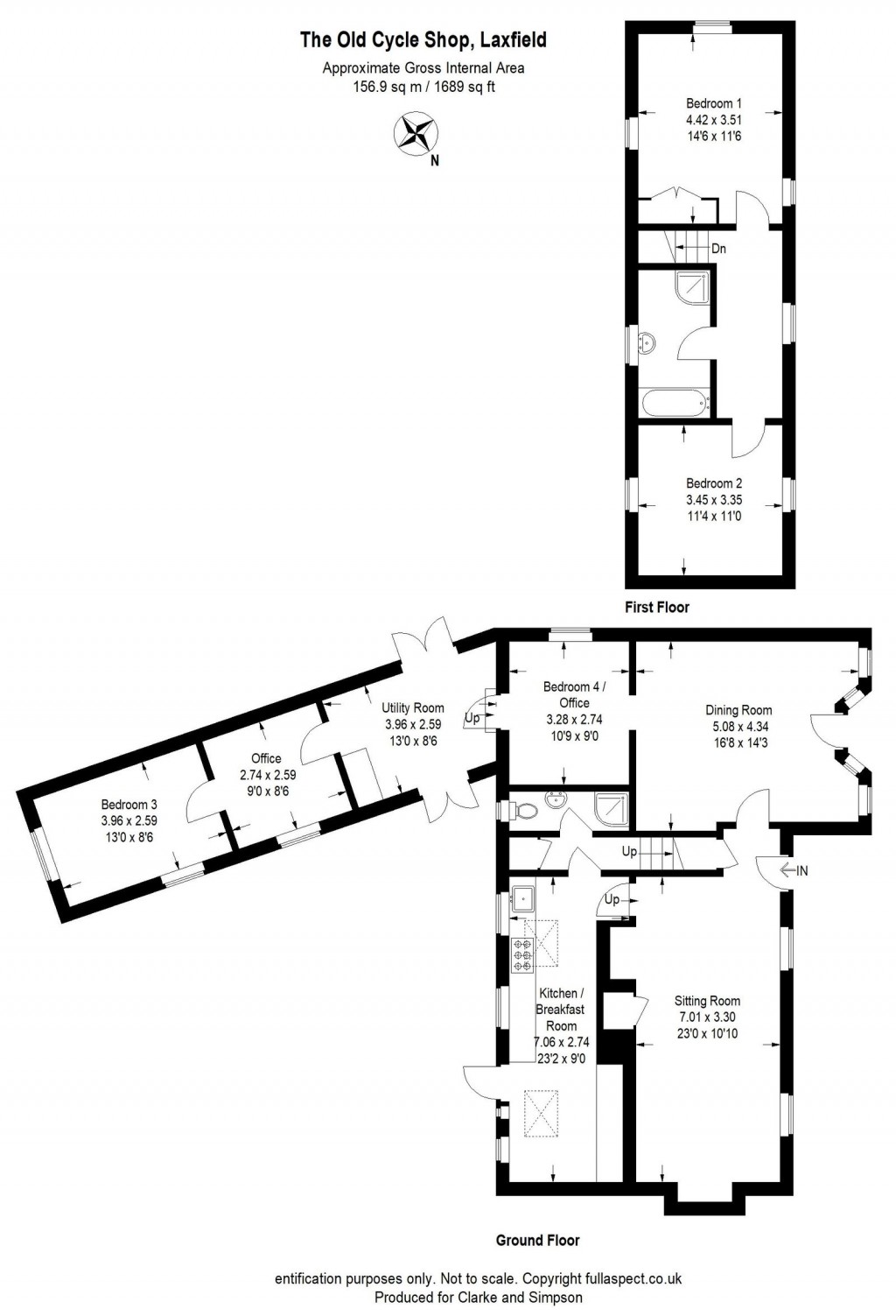 Floorplans For Laxfield, Suffolk