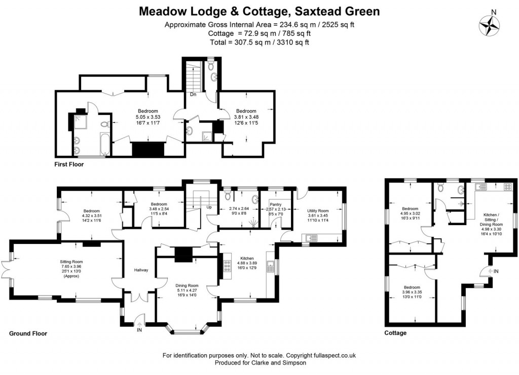 Floorplans For The Green, Saxtead, Near Framlingham