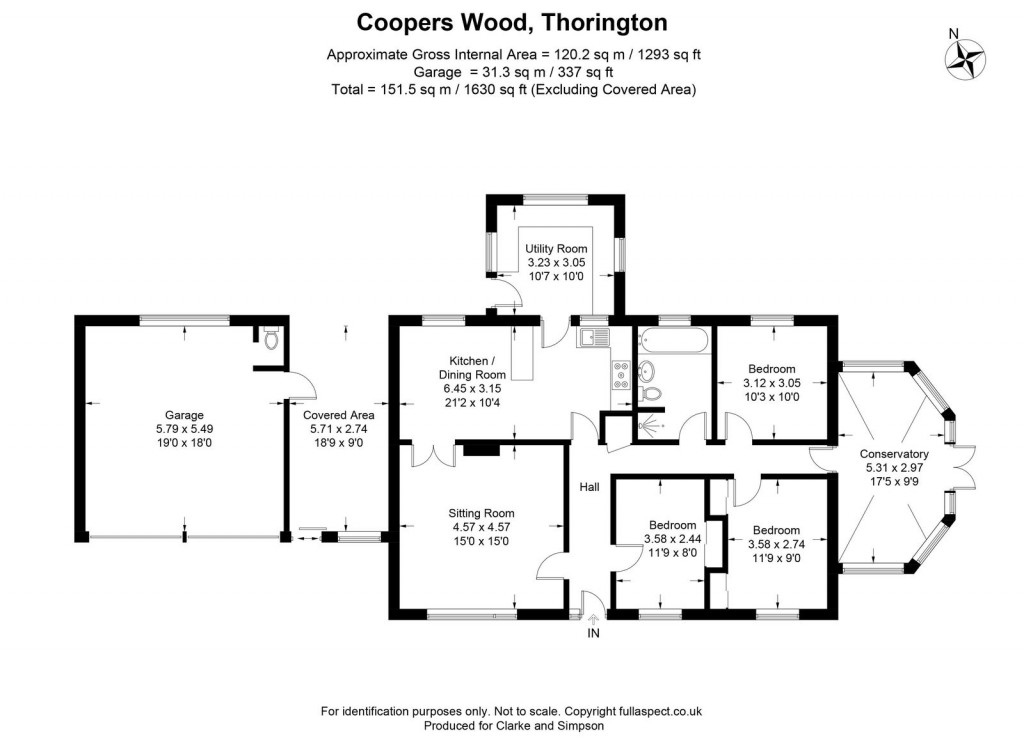 Floorplans For Thorington, Near Halesworth, Suffolk