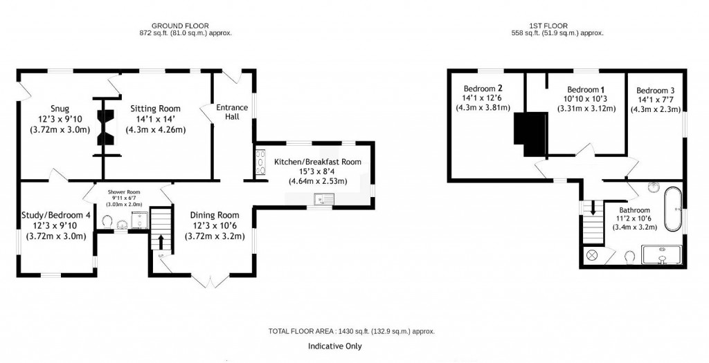 Floorplans For New Street, Framlingham, Suffolk