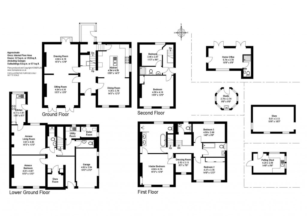 Floorplans For Highfield, Lymington, SO41