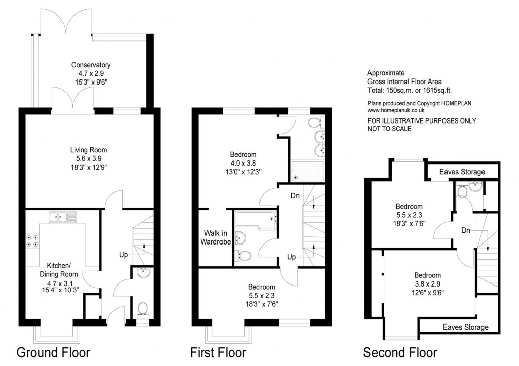 Floorplans For Londesborough Place, Lymington, SO41
