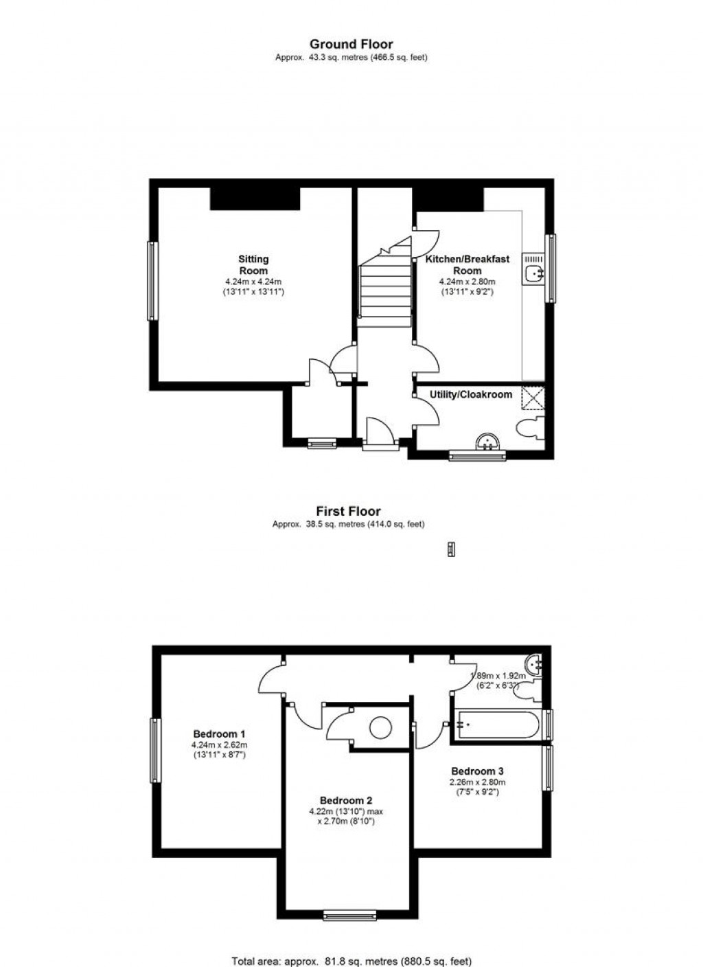 Floorplans For WATLINGTON