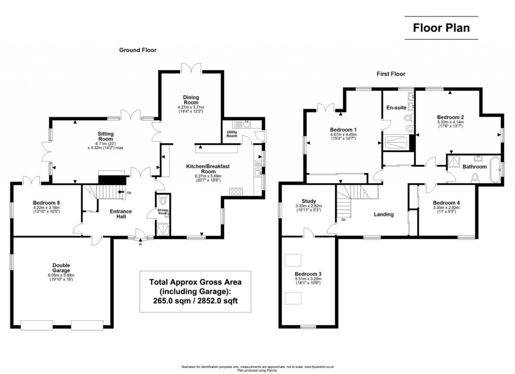 Floorplans For Sway Road, Brockenhurst, SO42