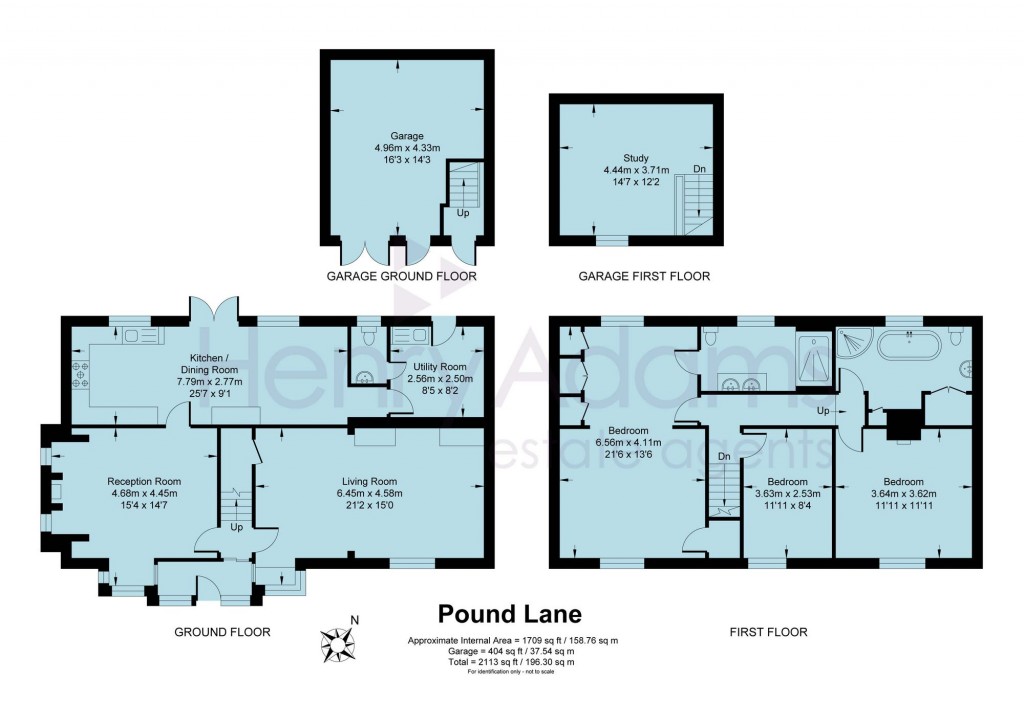 Floorplans For Pound Lane, Mannings Heath, RH13