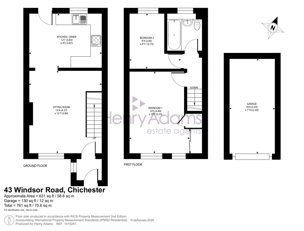 Floorplans For Windsor Road, Chichester, PO19