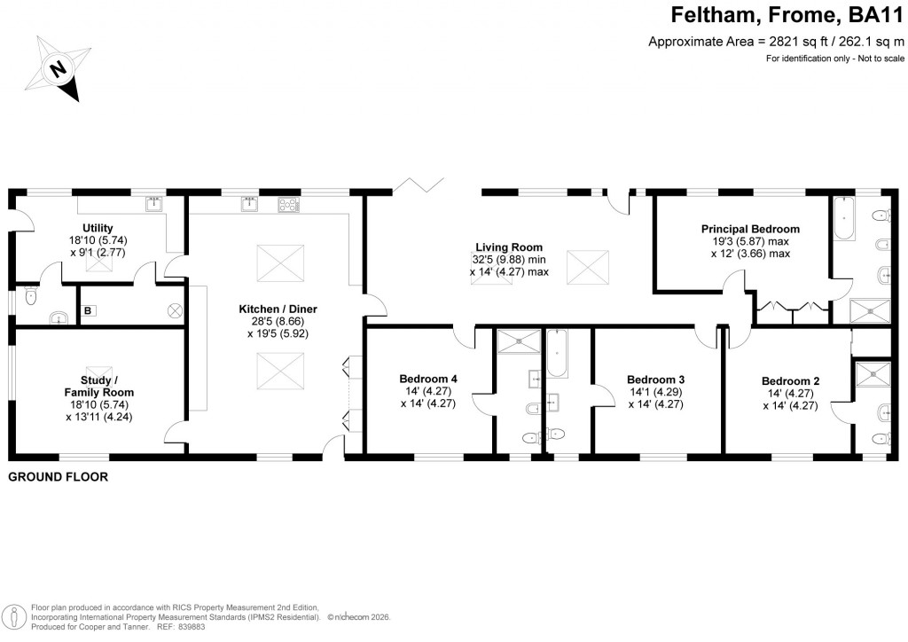 Floorplans For Feltham, Nr Frome
