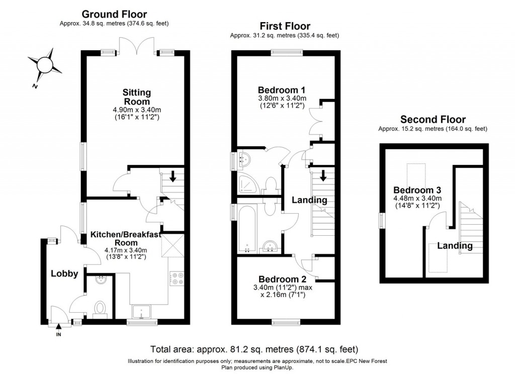 Floorplans For High Street, Lymington, SO41