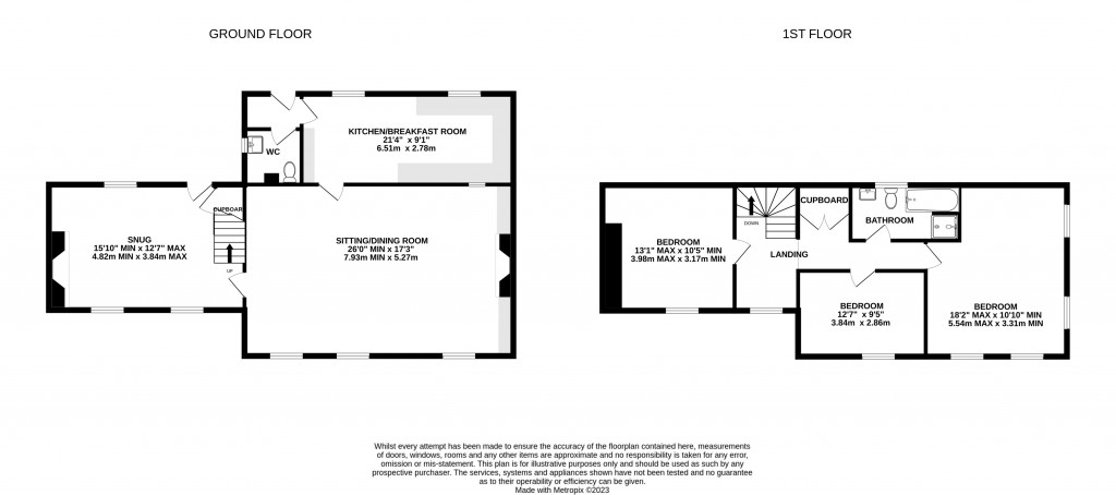 Floorplans For Godney, Nr Wells, Somerset