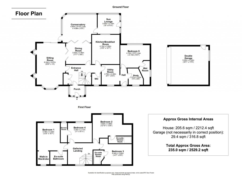Floorplans For Mead End Road, Sway, Lymington, SO41