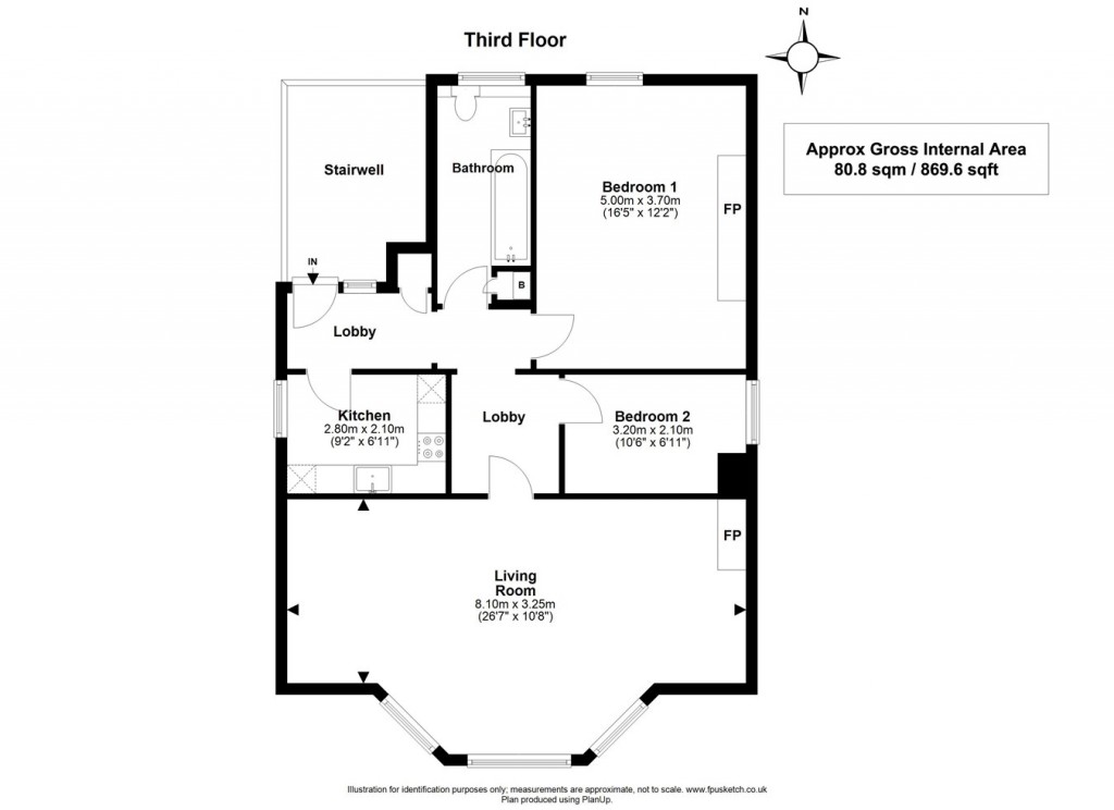 Floorplans For High Street, Lymington, SO41