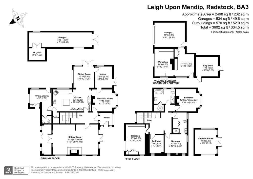 Floorplans For Leigh on Mendip, Somerset