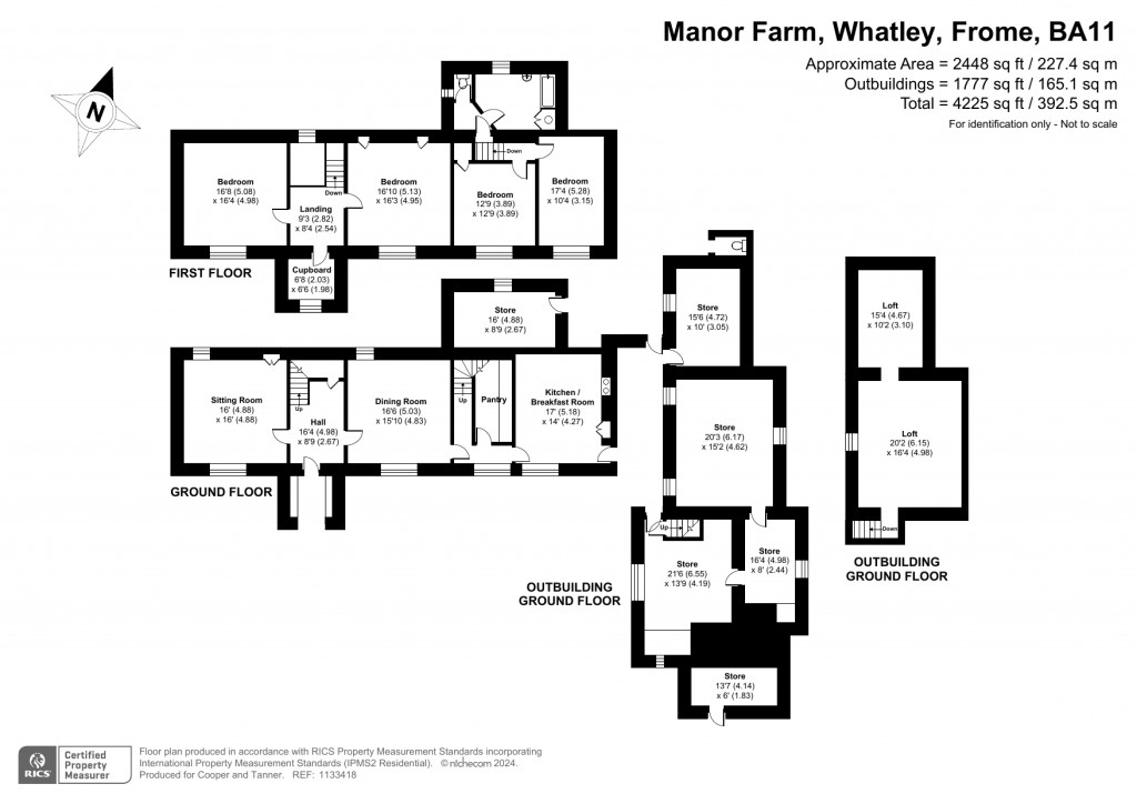 Floorplans For Whatley, Frome, Somerset