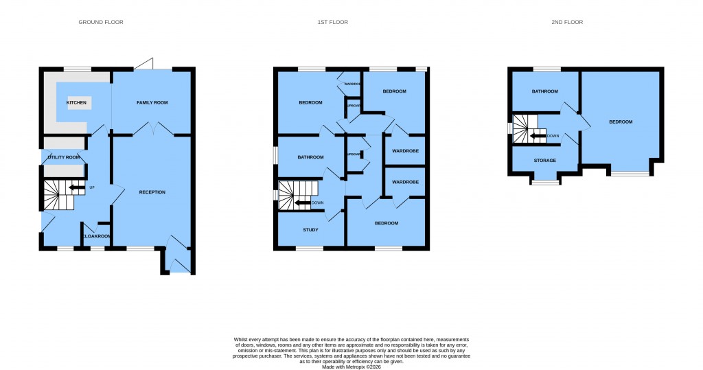 Floorplans For Whydown Road, Bexhill-on-Sea, East Sussex