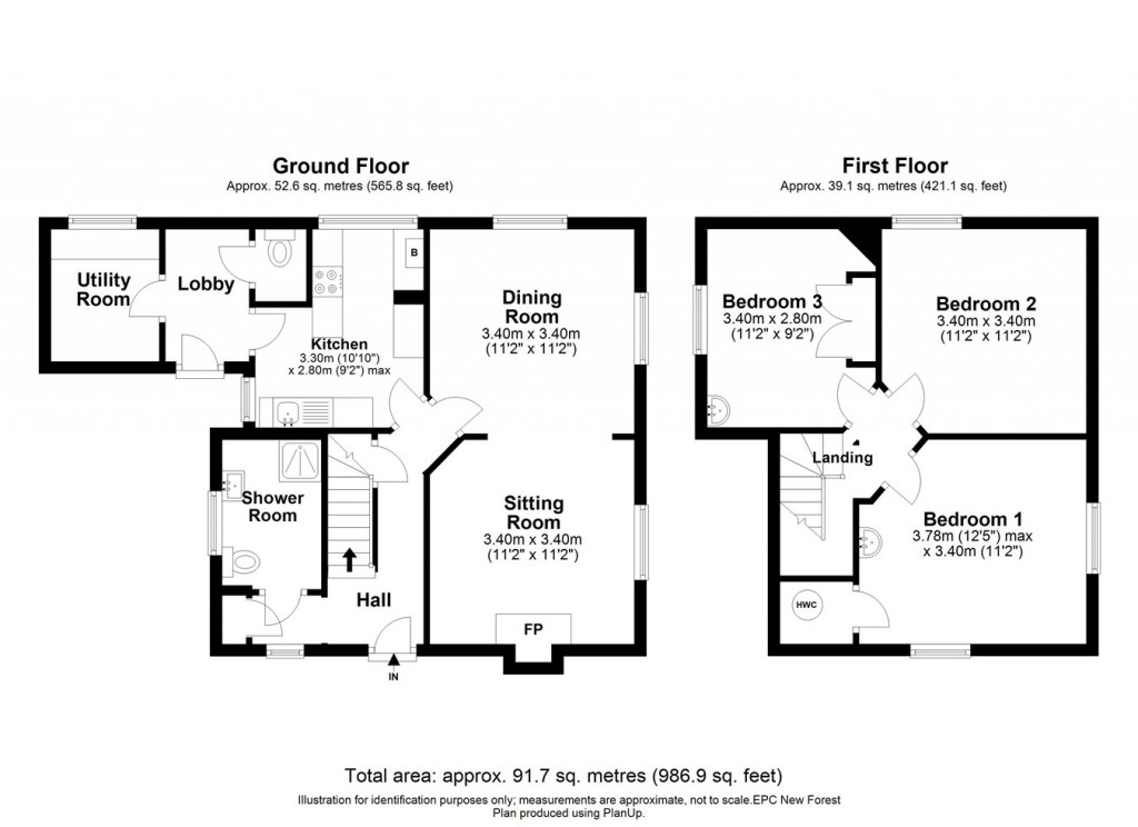 Floorplans For Aldridge Hill, Brockenhurst, SO42